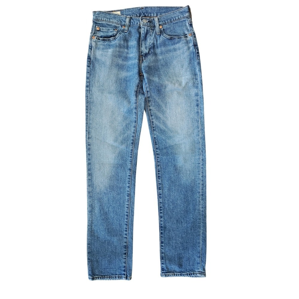 Levi's Premium 511 Slim Fit Jeans 29x32 Blue Denim Cotton Lyocell Used Casual
